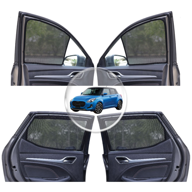 Neodrift 'NeoShade' Magnetic Car Sunshades for Maruti Suzuki Swift (Set of 4pcs.)