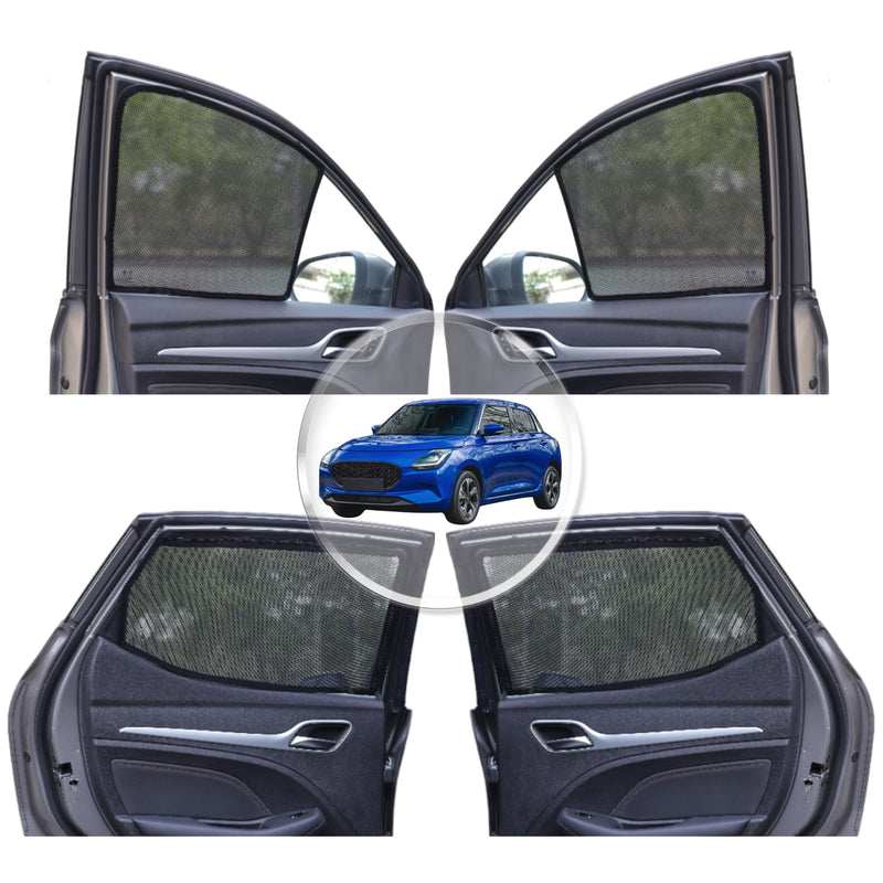 Neodrift 'NeoShade' Magnetic Car Sunshades for Maruti Suzuki Swift (Set of 4pcs.)