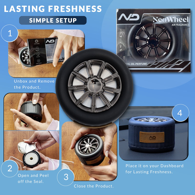 Neodrift 'NeoWheel' Air Freshener Perfume (Car, Home, Office)