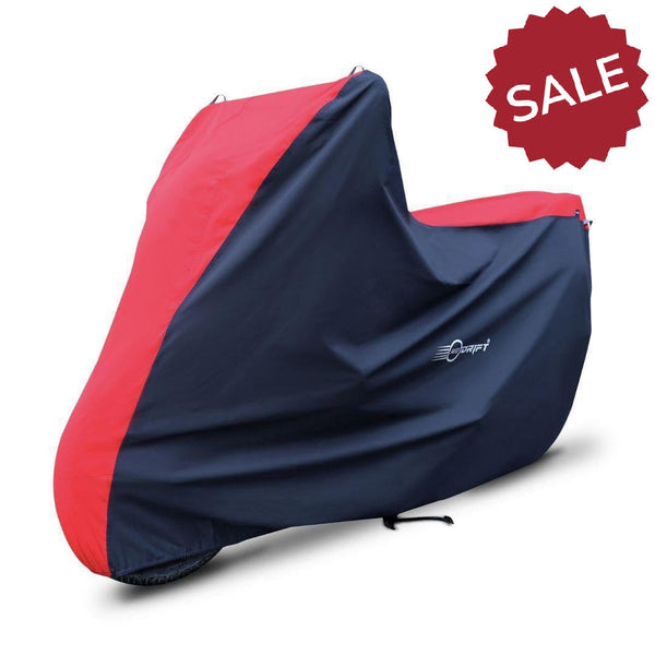 Neodrift Bike Cover for Aprilia SR 150-#Material_SuperMax (₹1899/-)#Color_Red-Black