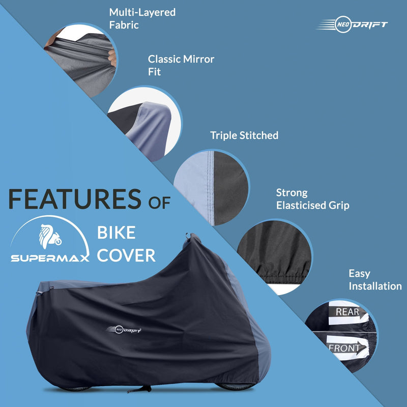 Neodrift Bike Cover for Hero Passion PRO i3s