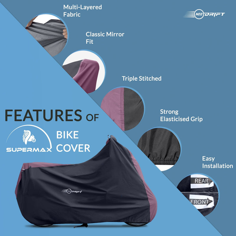 Neodrift Bike Cover for Hero Passion PRO i3s