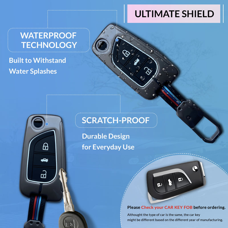 Neodrift 'KeyShield' Key Cover for Toyota Innova Crysta