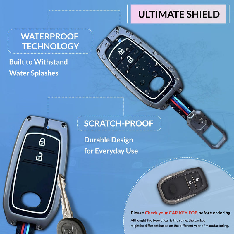 Neodrift 'KeyShield' Key Cover for Toyota Innova Crysta