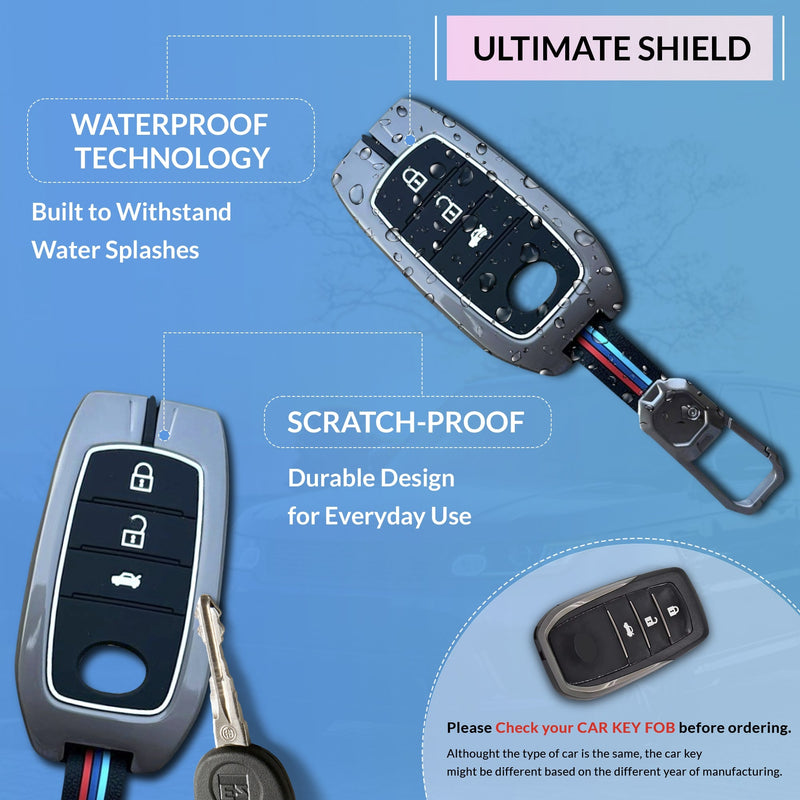 Neodrift 'KeyShield' Key Cover for Toyota Innova Crysta