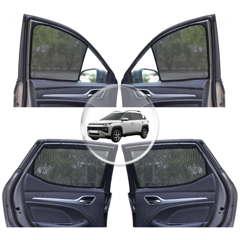 Neodrift 'NeoShade' Magnetic Car Sunshades for Hyundai Exter (Set of 4pcs.)