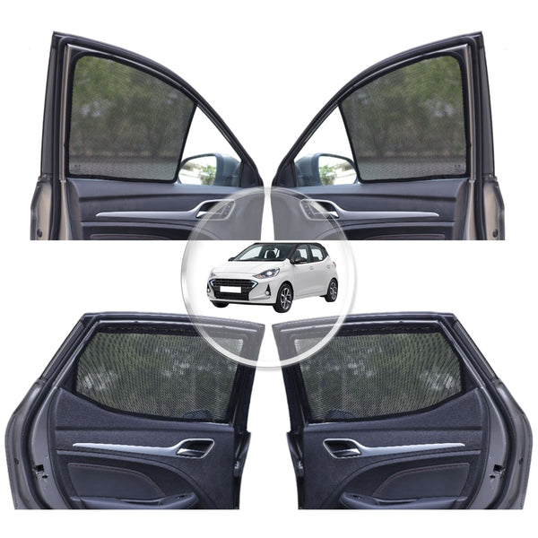 Neodrift 'NeoShade' Magnetic Car Sunshades for Hyundai Grand i10 Nios (Set of 4pcs.)