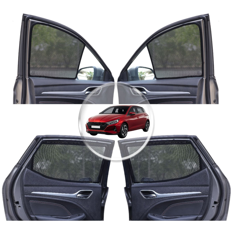 Neodrift 'NeoShade' Magnetic Car Sunshades for Hyundai i20 (Set of 4pcs.)