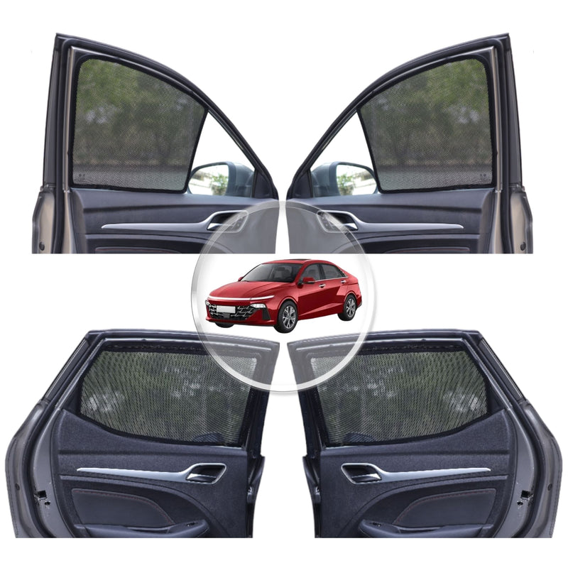 Neodrift 'NeoShade' Magnetic Car Sunshades for Hyundai Verna (Set of 4pcs.)