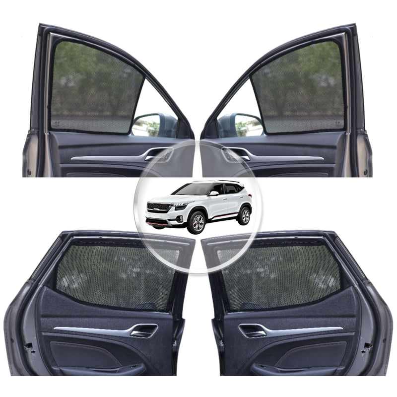 Neodrift 'NeoShade' Magnetic Car Sunshades for Kia Seltos (Set of 4pcs.)