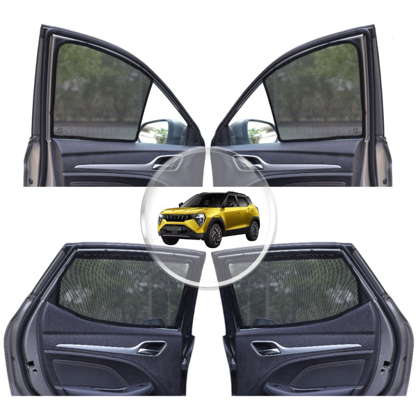 Neodrift 'NeoShade' Magnetic Car Sunshades for Mahindra XUV 300 | 3XO (Set of 4pcs.)