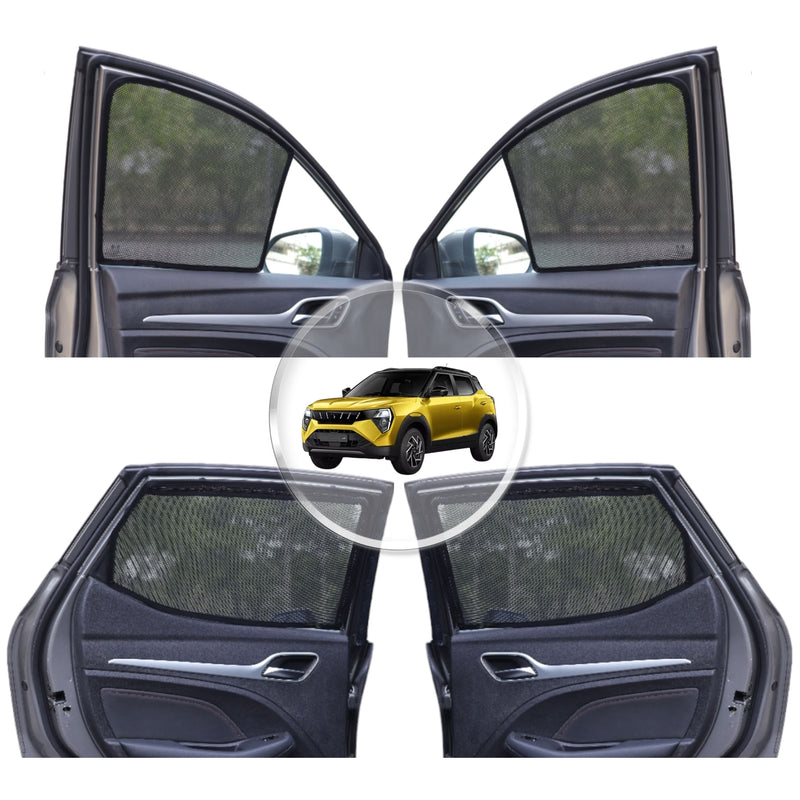 Neodrift 'NeoShade' Magnetic Car Sunshades for Mahindra XUV 300 | 3XO (Set of 4pcs.)