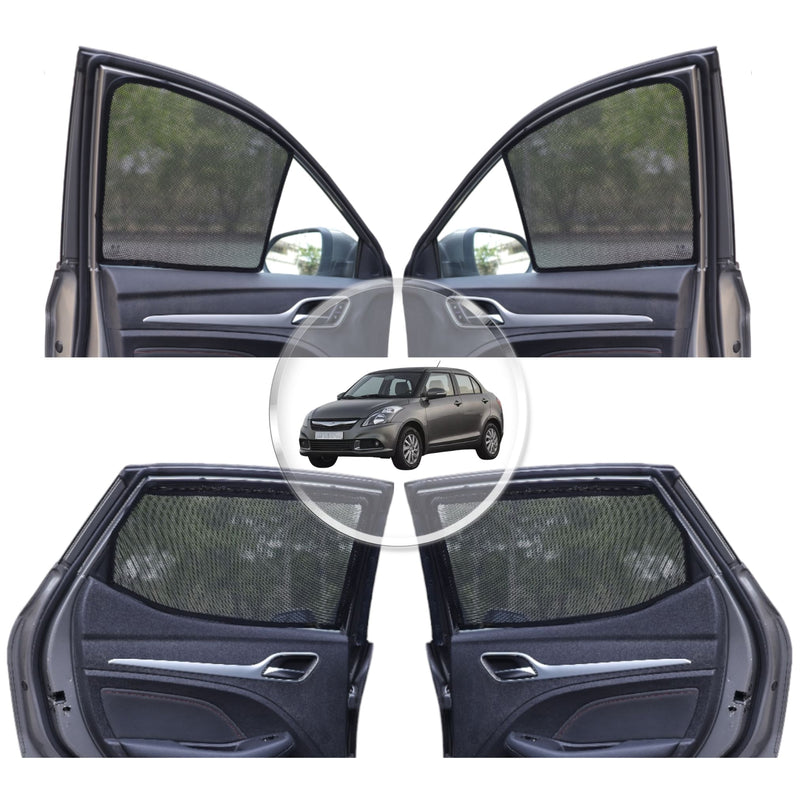 Neodrift 'NeoShade' Magnetic Car Sunshades for Maruti Suzuki Dzire (Set of 4pcs.)