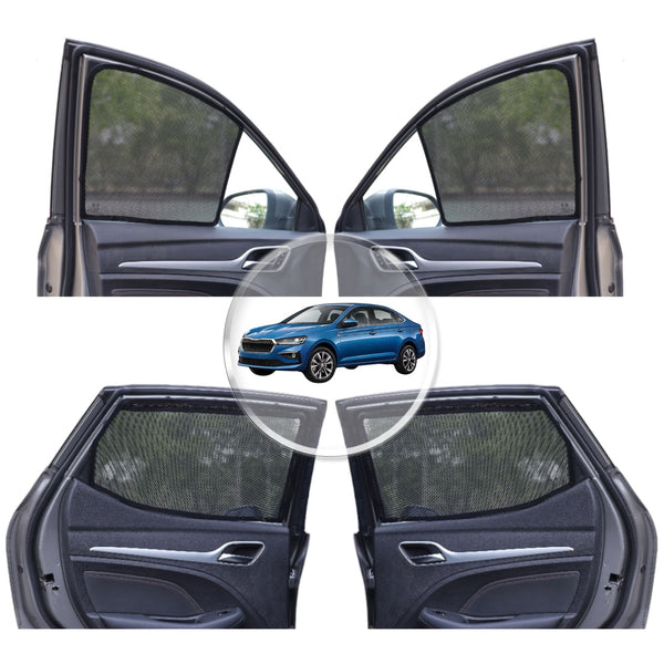 Neodrift 'NeoShade' Magnetic Car Sunshades for Skoda Slavia (Set of 4pcs.)