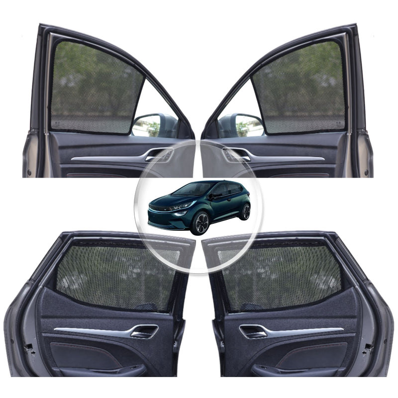 Neodrift 'NeoShade' Magnetic Car Sunshades for Tata Altroz (Set of 4pcs.)