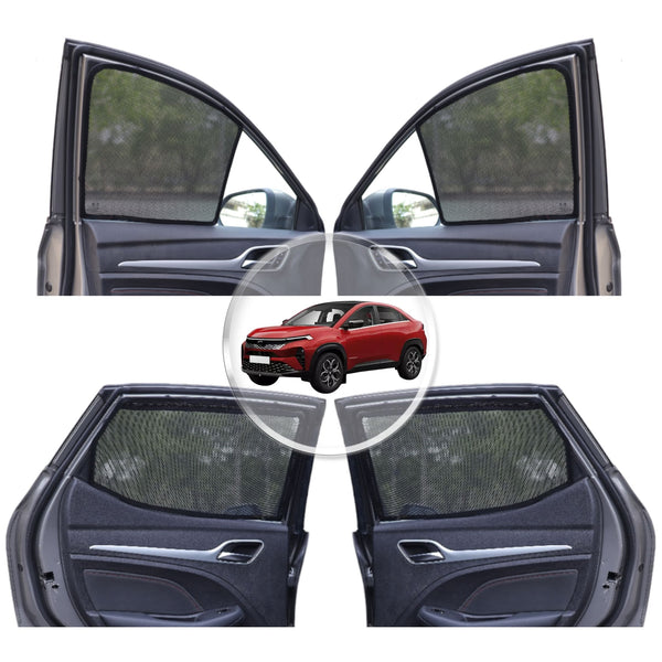 Neodrift 'NeoShade' Magnetic Car Sunshades for Tata Curvv (Set of 4pcs.)