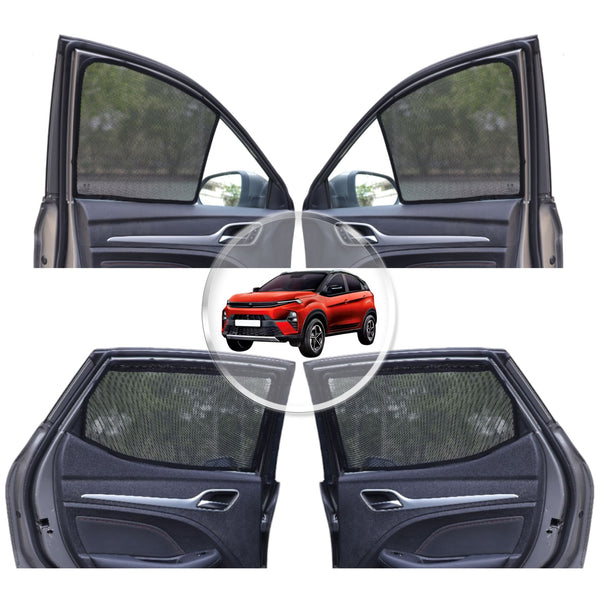 Neodrift 'NeoShade' Magnetic Car Sunshades for Tata Nexon (Set of 4pcs.)