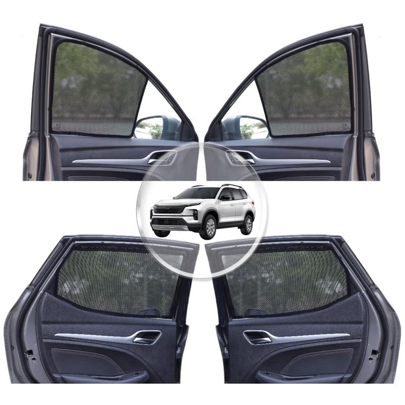 Neodrift 'NeoShade' Magnetic Car Sunshades for Tata Safari (Set of 6pcs.)