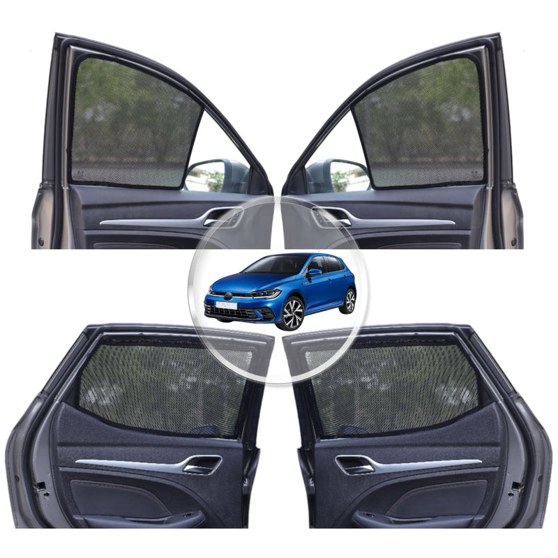 Neodrift 'NeoShade' Magnetic Car Sunshades for Volkswagen Polo (Set of 4pcs.)