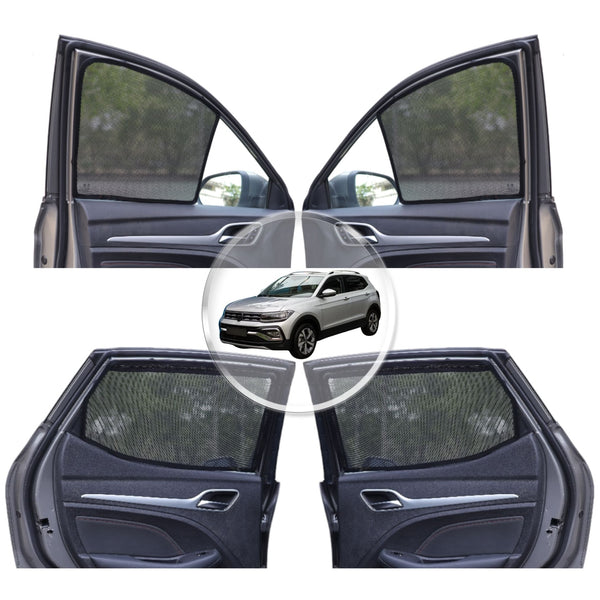 Neodrift 'NeoShade' Magnetic Car Sunshades for Volkswagen Taigun (Set of 4pcs.)