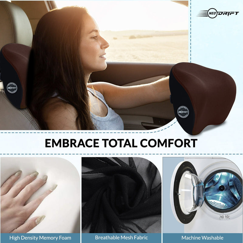 Neodrift Neck Cushions for Neck Support in Car/Office Seat