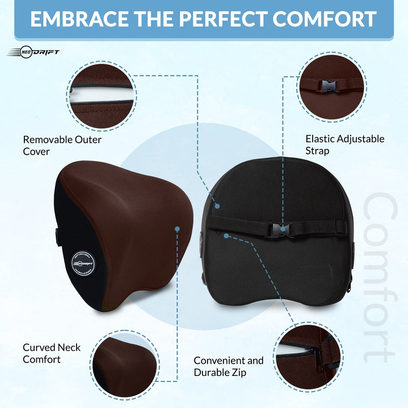 Neodrift Neck Cushions for Neck Support in Car/Office Seat