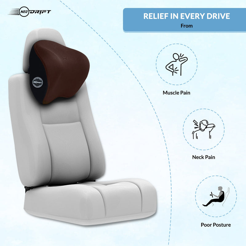 Neodrift Neck Cushions for Neck Support in Car/Office Seat