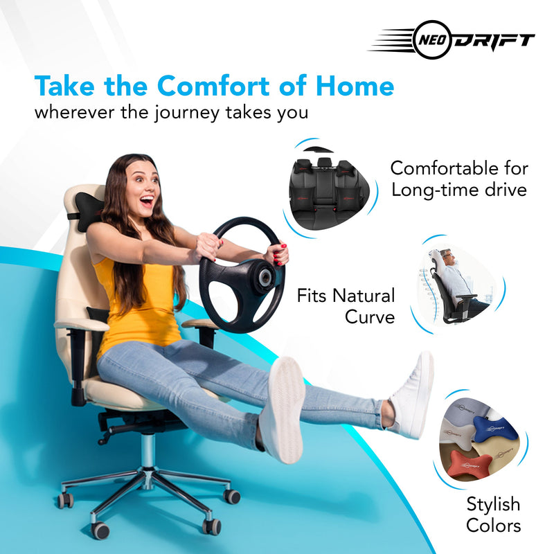 Neodrift Neck Cushions for Neck Support in Car/Office Seat