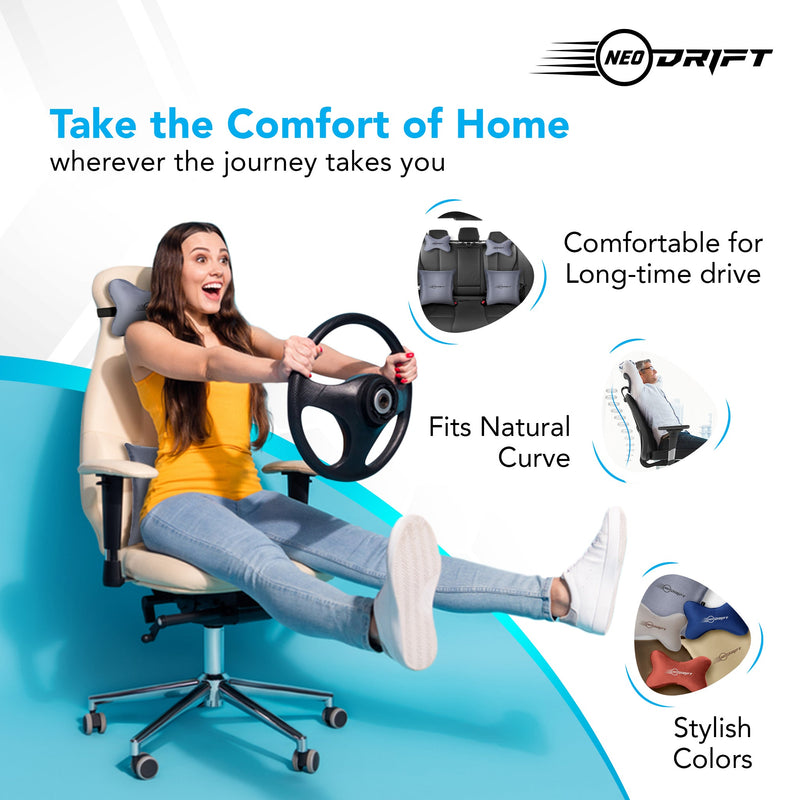 Neodrift Neck Cushions for Neck Support in Car/Office Seat