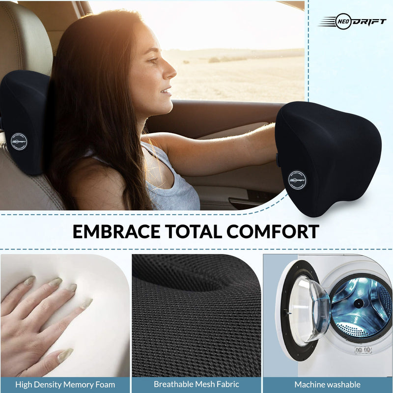 Neodrift Neck Cushions for Neck Support in Car/Office Seat