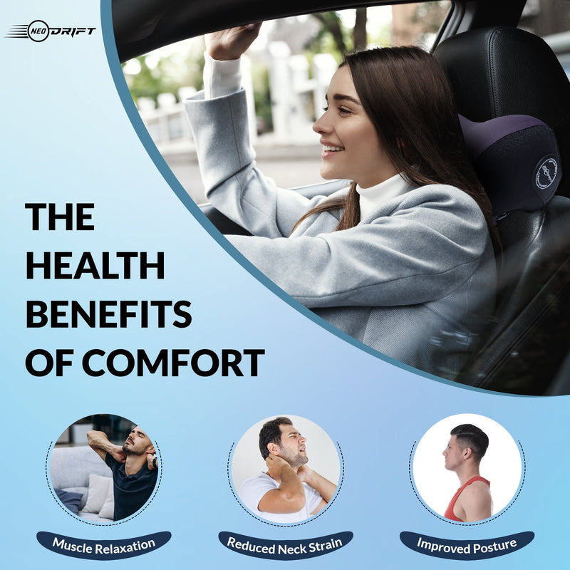 Neodrift Neck Cushions for Neck Support in Car/Office Seat