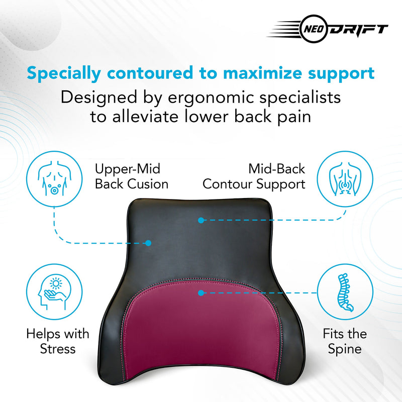 Neodrift Orthopaedic Back Cushions for Back Support in Car/Office/Home Seat