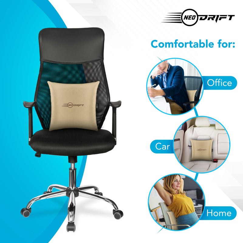 Neodrift Orthopaedic Back Cushions for Back Support in Car/Office/Home Seat