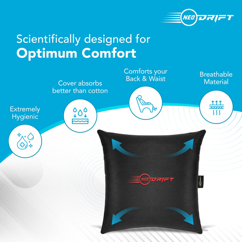 Neodrift Orthopaedic Back Cushions for Back Support in Car/Office/Home Seat