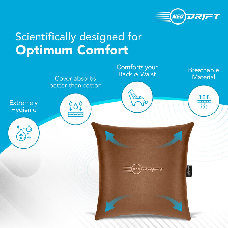 Neodrift Orthopaedic Back Cushions for Back Support in Car/Office/Home Seat