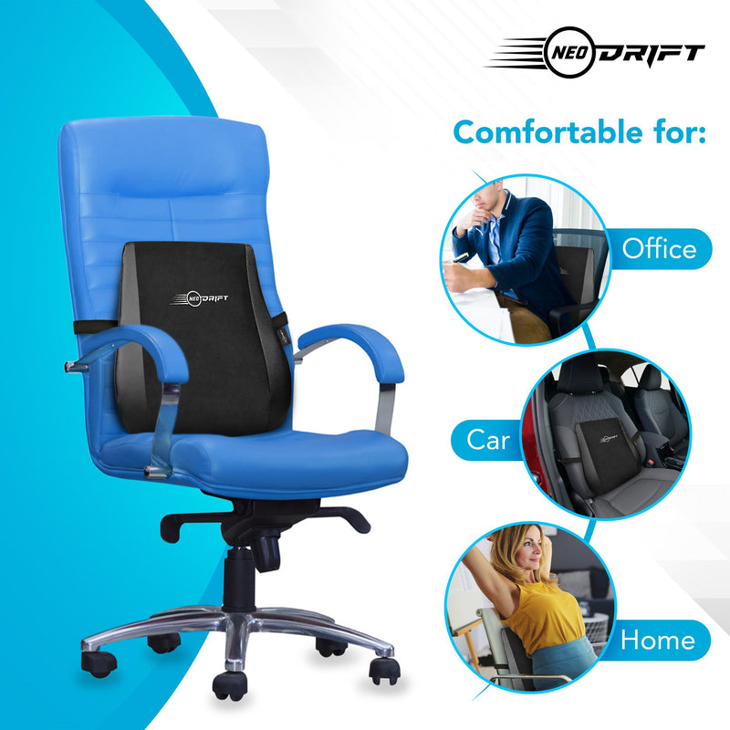 Neodrift Orthopaedic Back Cushions for Back Support in Car/Office/Home Seat