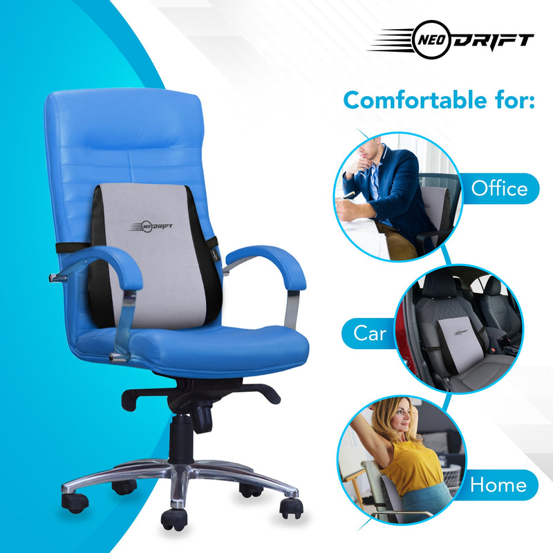 Neodrift Orthopaedic Back Cushions for Back Support in Car/Office/Home Seat