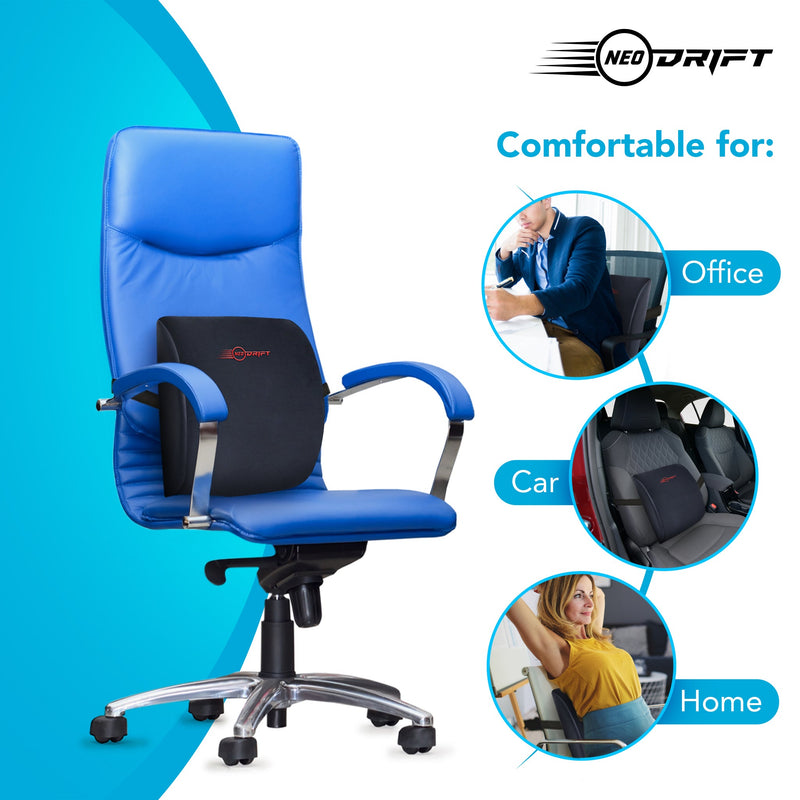 Neodrift Orthopaedic Back Cushions for Back Support in Car/Office/Home Seat