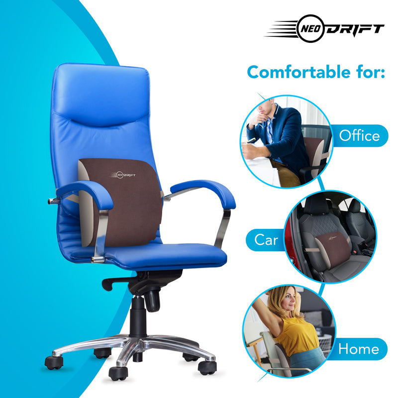 Neodrift Orthopaedic Back Cushions for Back Support in Car/Office/Home Seat