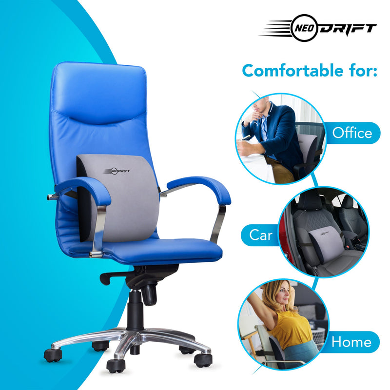 Neodrift Orthopaedic Back Cushions for Back Support in Car/Office/Home Seat