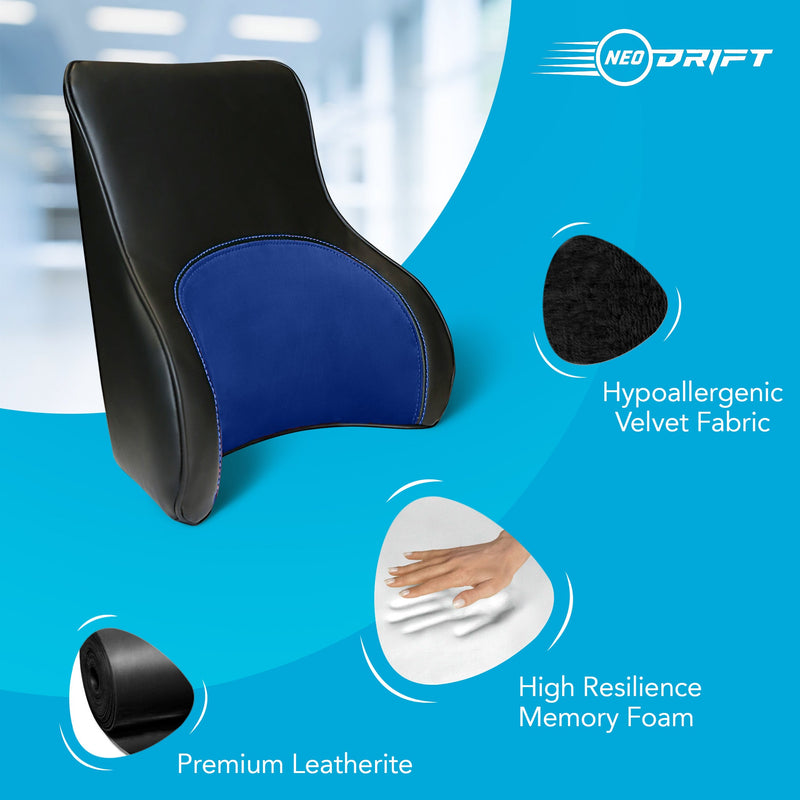 Neodrift Orthopaedic Back Cushions for Back Support in Car/Office/Home Seat