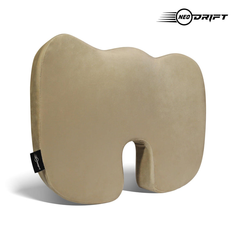 Neodrift® 'OrthoRest' - Memory Foam Seat Cushion for Coccyx & Back Support-