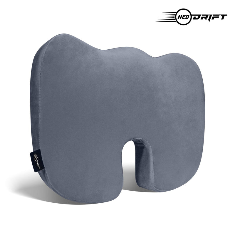 Neodrift® 'OrthoRest' - Memory Foam Seat Cushion for Coccyx & Back Support-